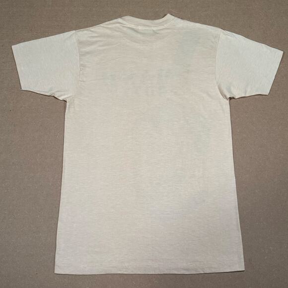 Vintage 1982 MASH 4077th Goin Home T Shirt U.S. Army Graphic Tee Tan Size S - Picture 4 of 8